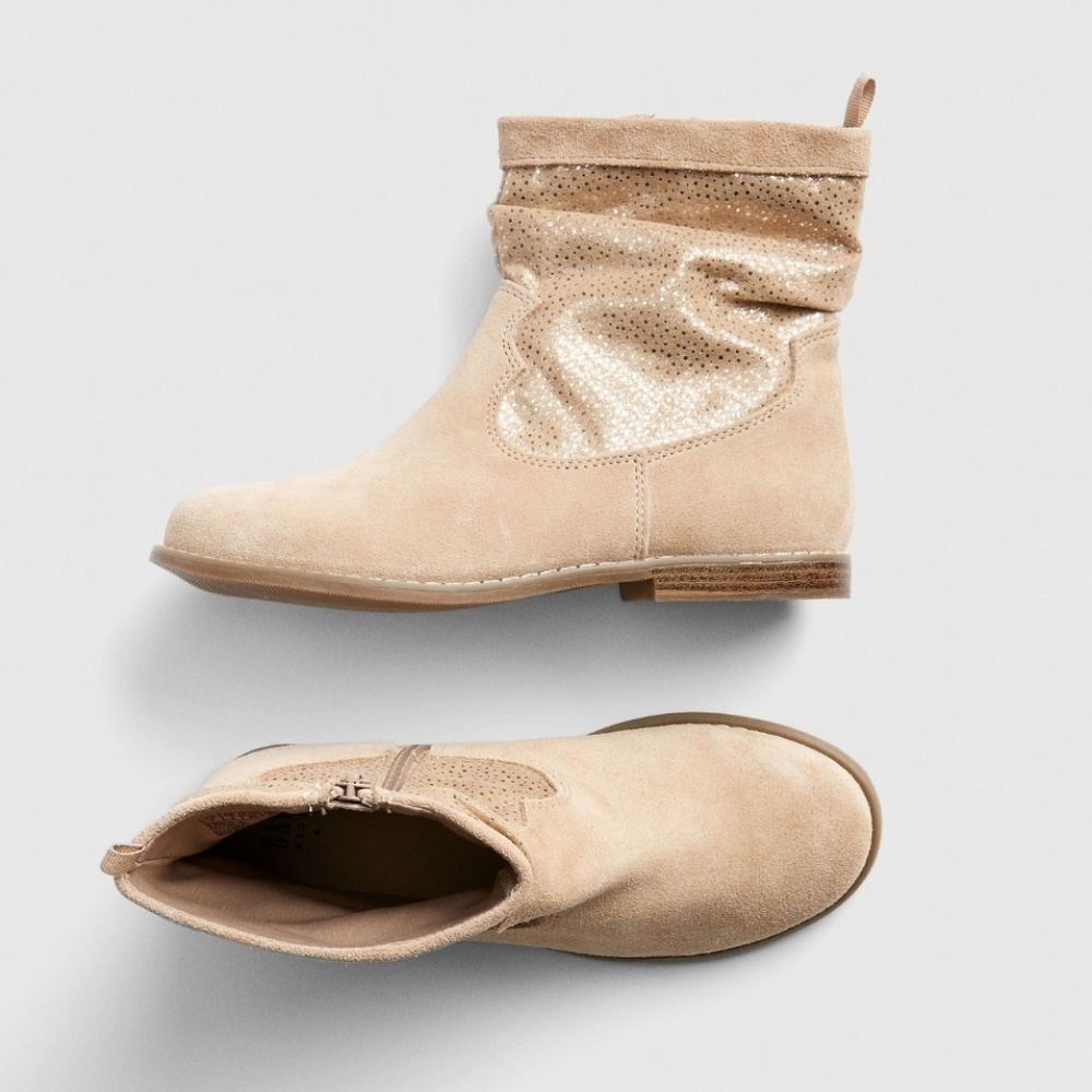 GAP Kids Metallic Ankle Boots